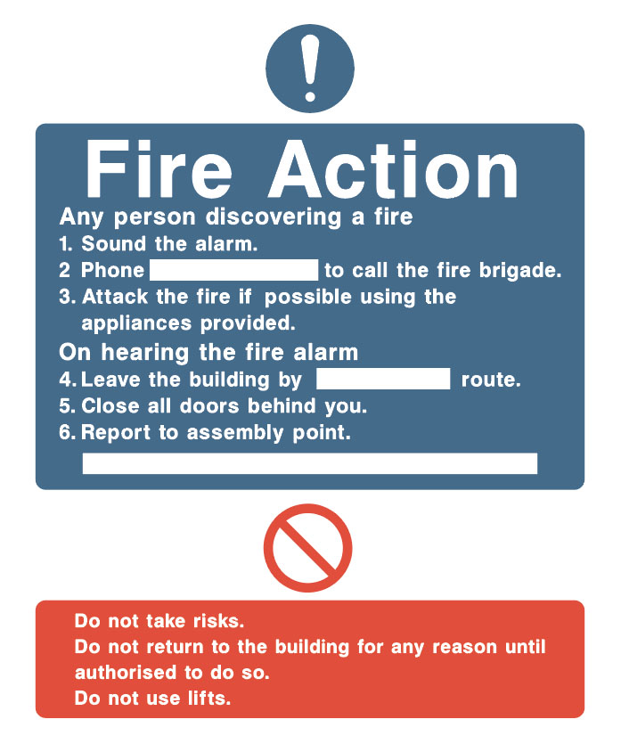 Fire Action Board - Type C