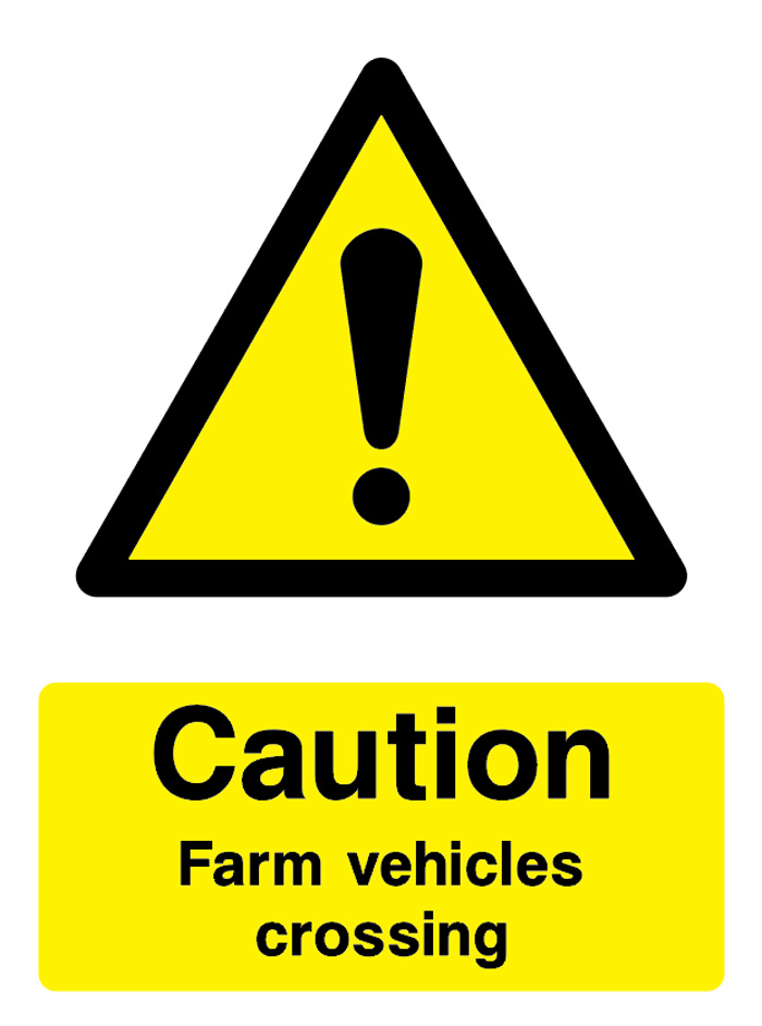 Caution - Farm Vehicles Crossing