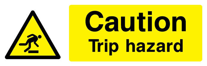 Caution - Trip Hazard