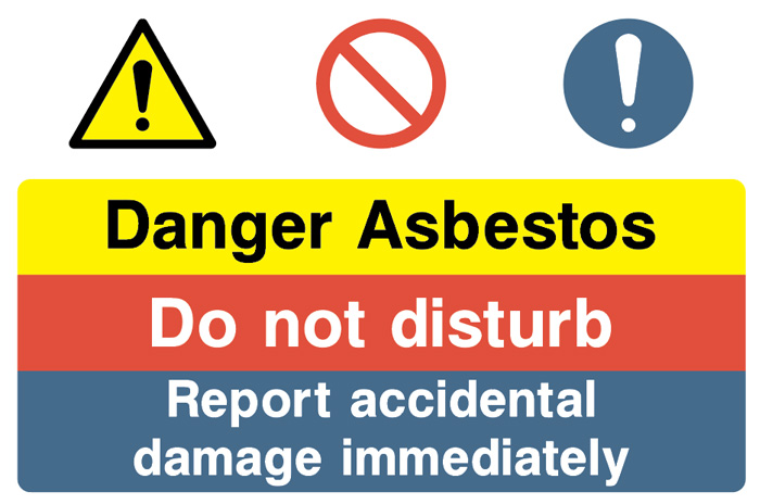 Danger Asbestos - Do Not Disturb