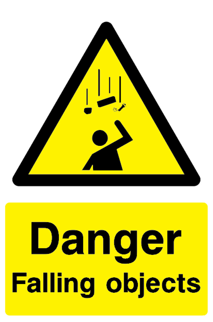 Danger - Falling objects