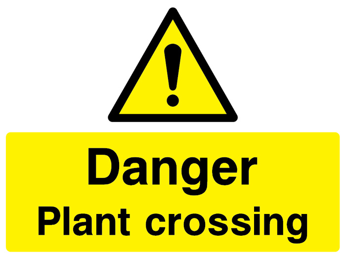 Danger - Plant Crossing