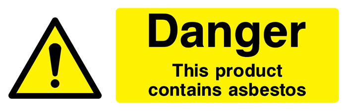 Danger - This Product Contains Asbestos