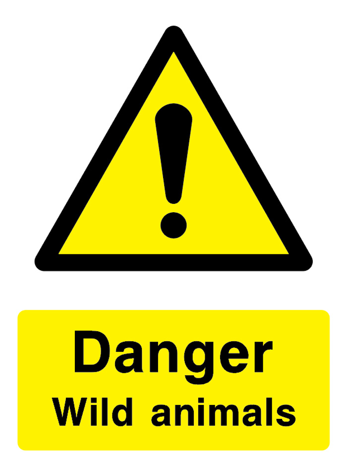 Danger - Wild Animals