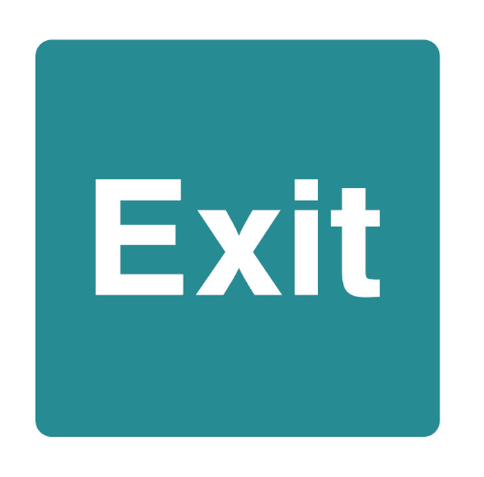 Emergency - Square - Exit