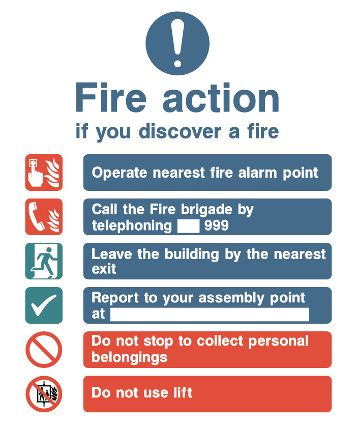 Fire Action Board - Type B