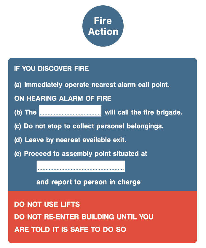 Fire Action Board - Type D