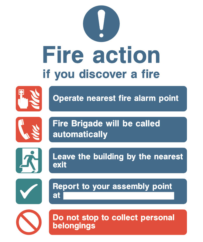 Fire Action Board - Type F