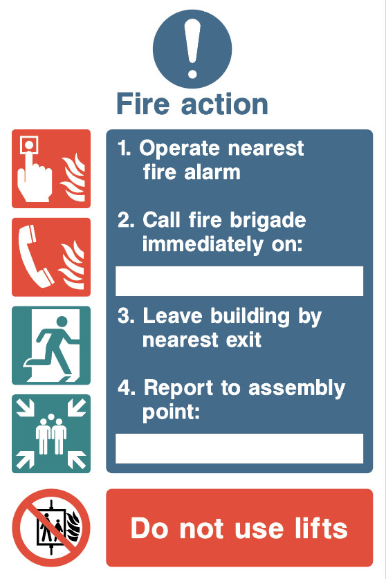 Fire Action Board - Type M