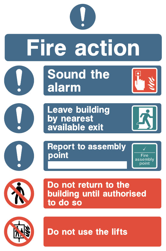 Fire Action Board - Type P