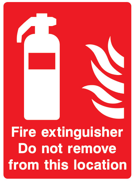 Fire Equipment - Do Not Remove From This Location