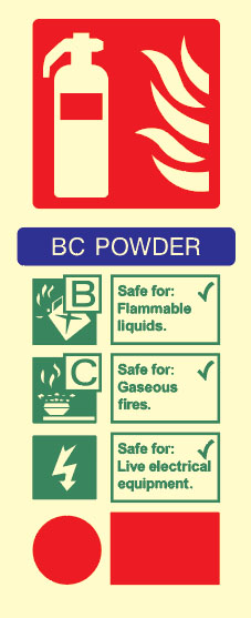 Fire Equipment - Fire Extinguisher BC Powder 2