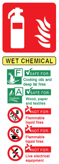 Fire Equipment - Fire Extinguisher Wet Chemical