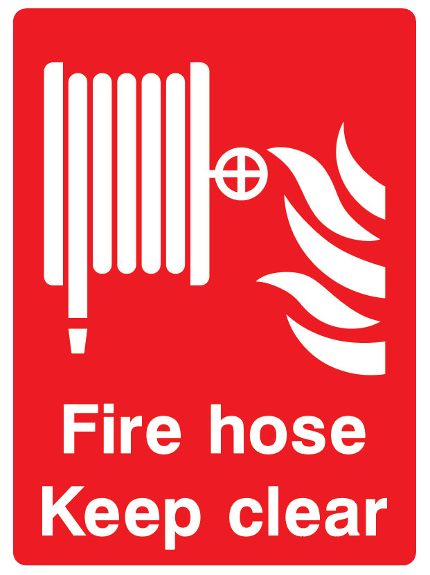 Fire Equipment - Fire Hose Keep Clear