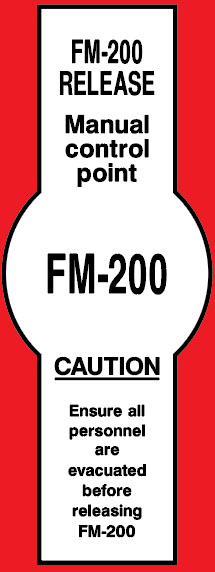 Fire Equipment - FM-200 Release (Pack Of 10)