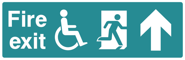 Fire Exit For Disabled (A)