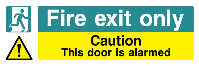 Exit For Emergency Only - Caution