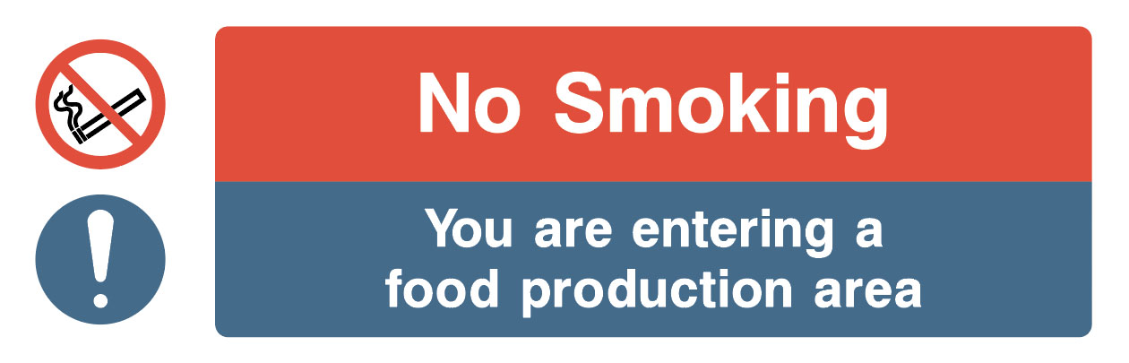 Food Processing & Hygiene - No Smoking