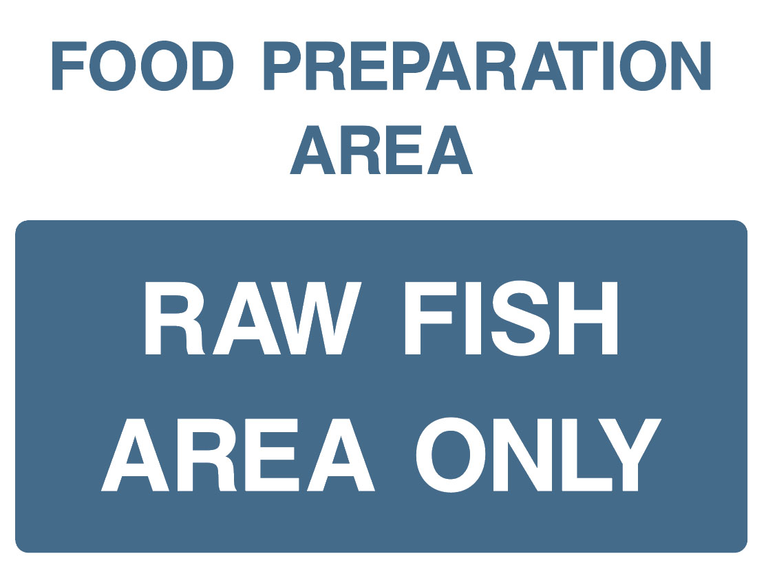 Food Processing & Hygiene - Raw Fish area Only