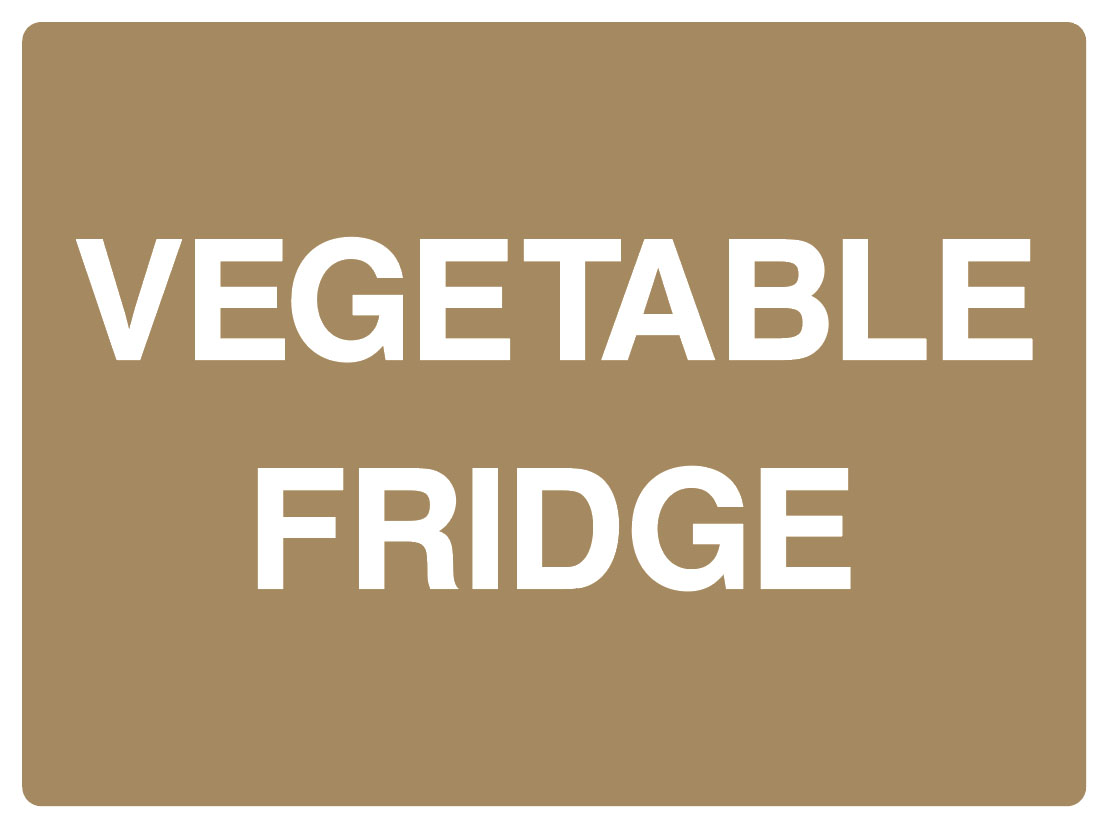 Food Processing & Hygiene - Vegetable Fridge