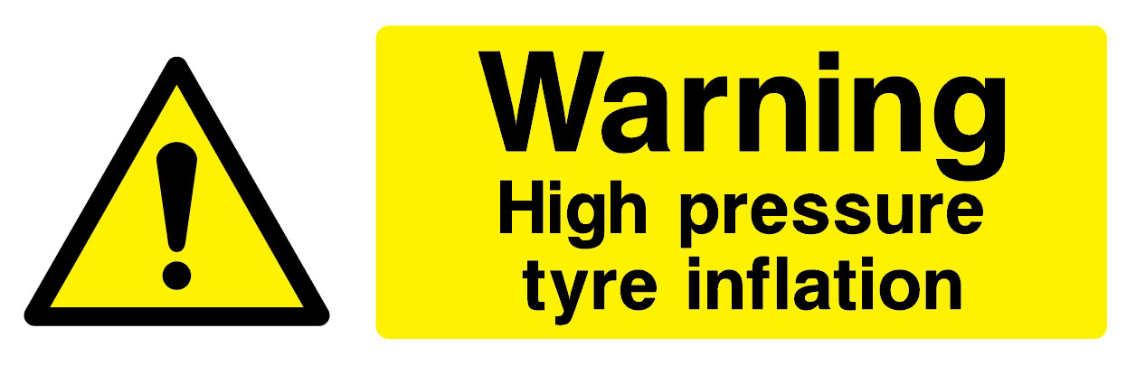 Garage Signs - High Pressure Tyre