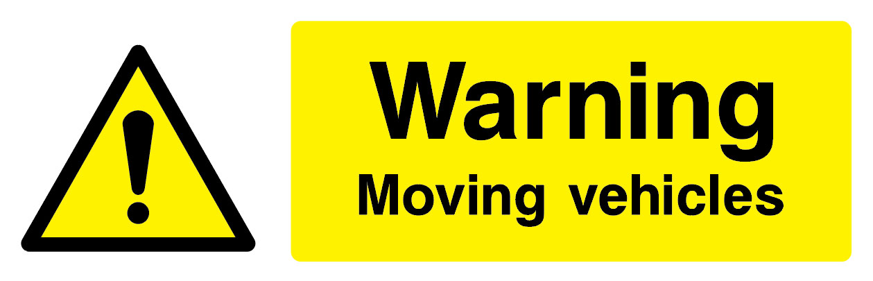 Garage Signs - Moving Vehicles