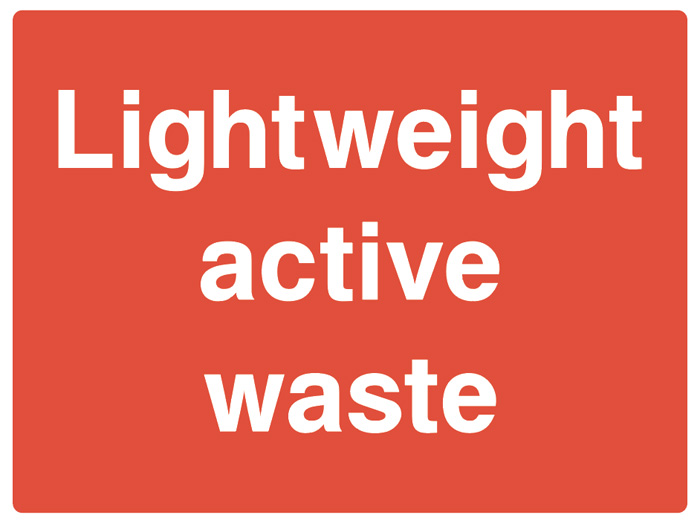 Lightweight Active Waste