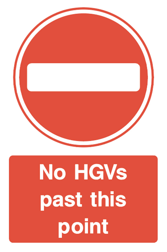 No HGVs Past This Point