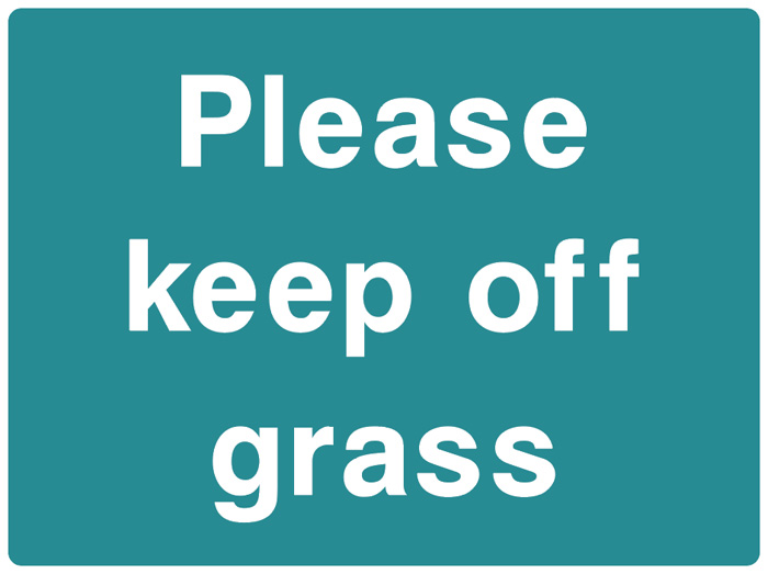 Please Keep Off Grass