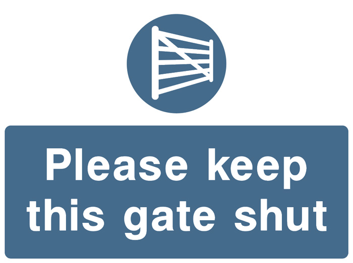 Please Keep This Gate Shut