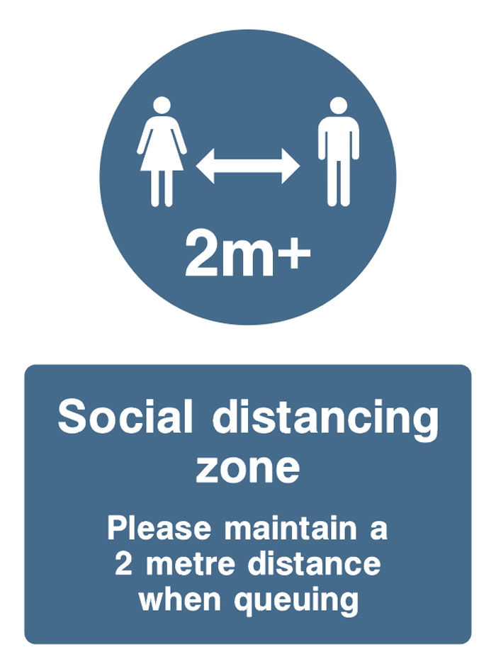 Social Distancing Zone - 2m