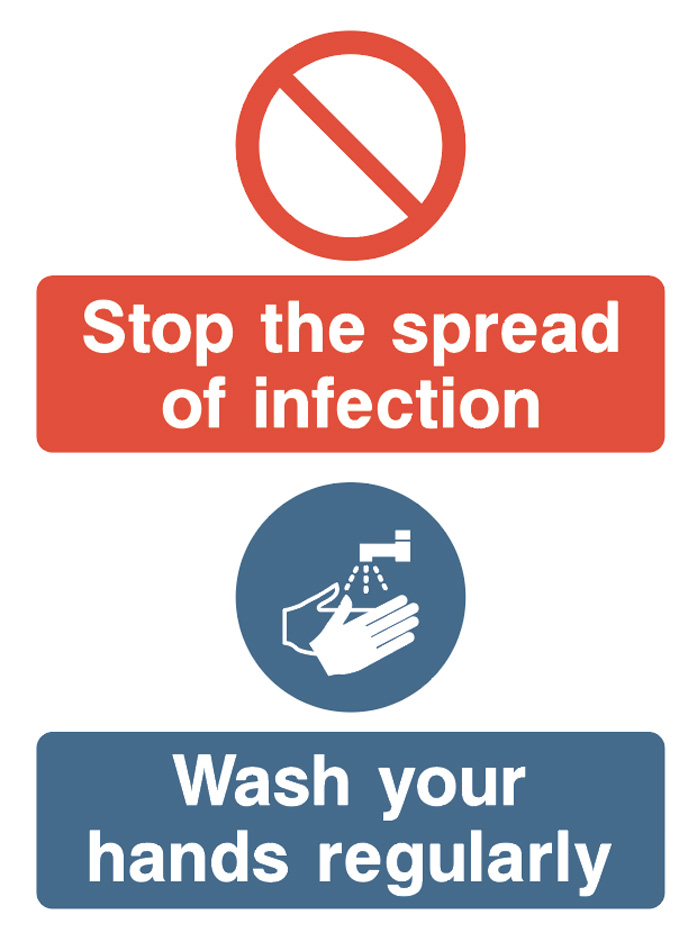 Stop The Spread Of Infection - Wash Your Hands Regularly