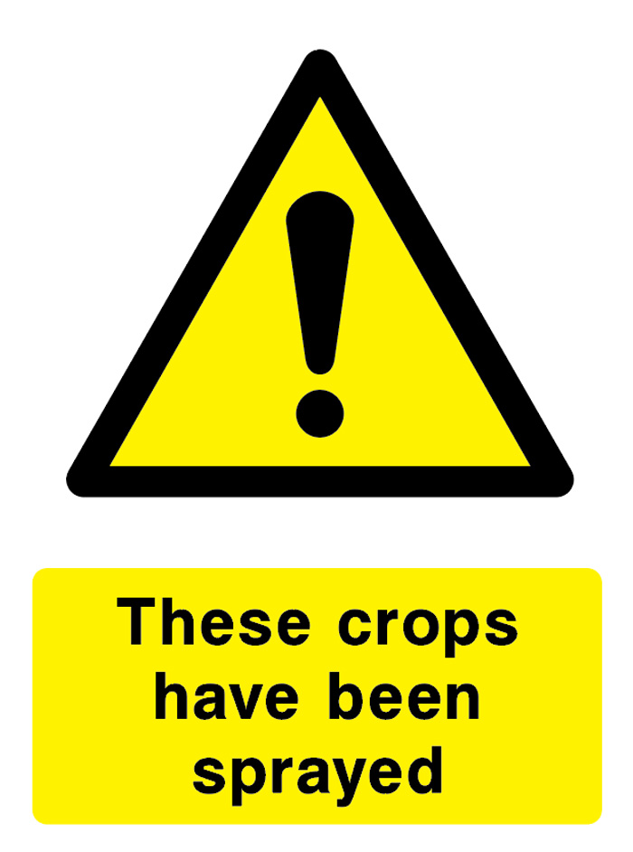 These Crops Have Been Sprayed