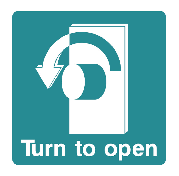 Turn To Open - Anti clockwise