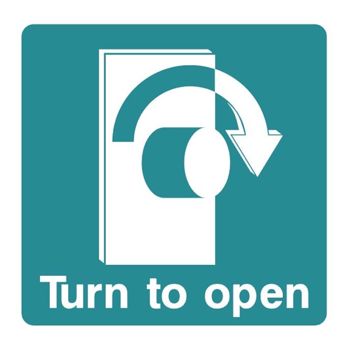 Turn To Open - Clockwise