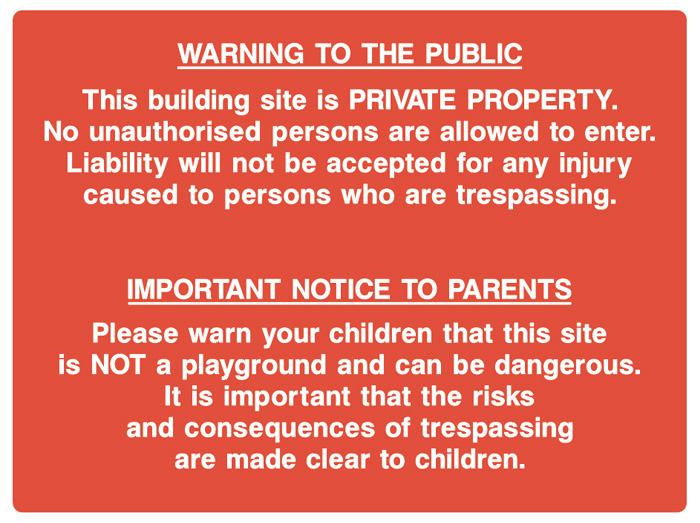 Warning To The Public - Important Notice To Parents