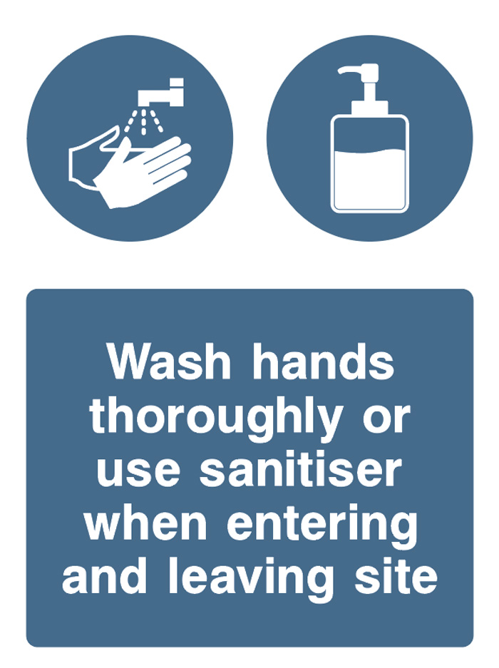 Wash Hands Thoroughly Or Use Sanitiser