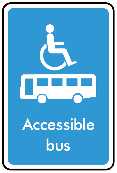 Information Signs - Accessible Bus