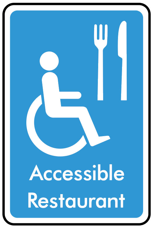 Information Signs - Accessible Restaurant