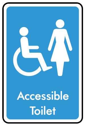 Information Signs - Accessible Toilet Female