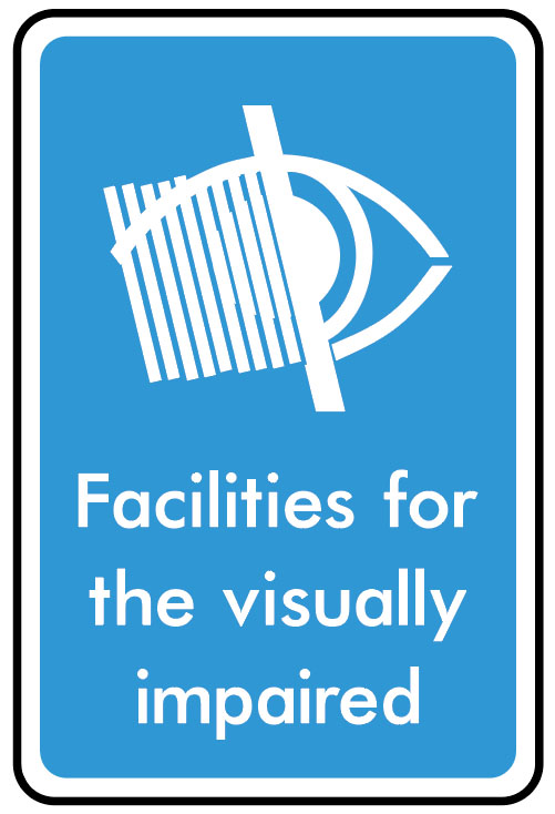 Information Signs - Facilities For The Visually Impaired