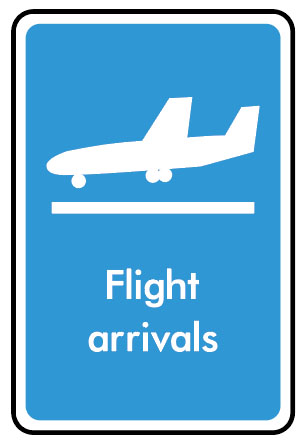 Information Signs - Flight Arrivals