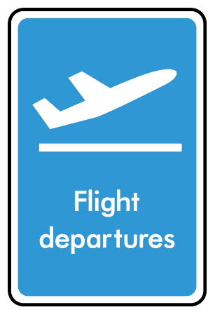 Information Signs - Flight Departures