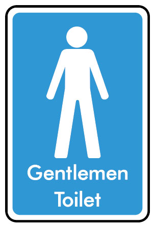 Information Signs - Gentlemen Toilet