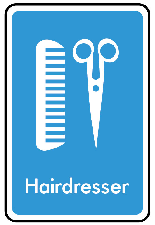 Information Signs - Hairdresser