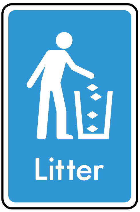 Information Signs - Litter