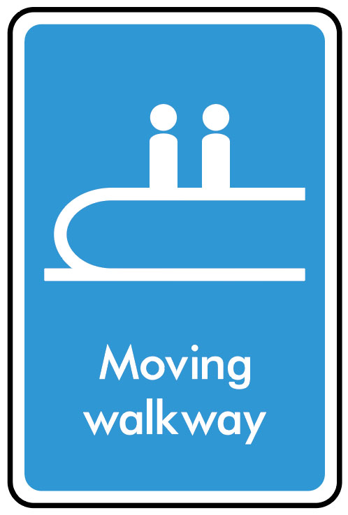 Information Signs - Moving Walkway