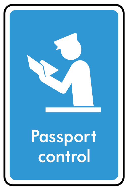 Information Signs - Passport Control