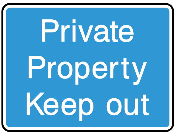 Information Signs - Private Property Keep Out