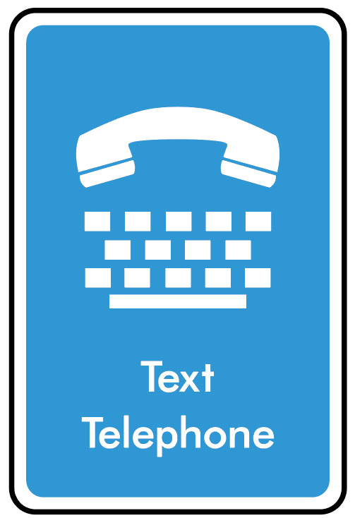 Information Signs - Text telephone